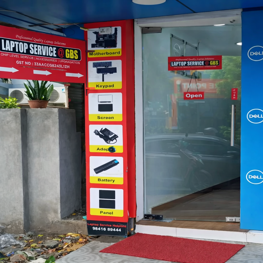 Laptop service center in Anna Nagar Chennai - GBS Systems