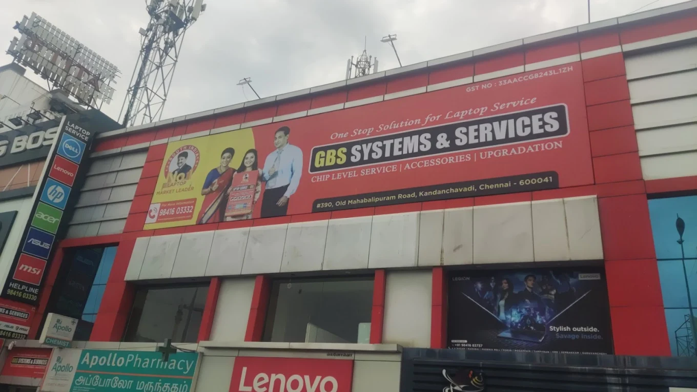 Laptop service center in OMR Perungudi Chennai
