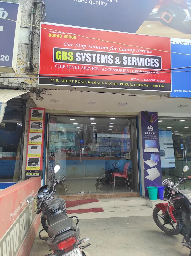 Laptop Service Center in Porur Chennai - GBS Systems Laptop Repair